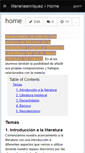 Mobile Screenshot of literariaenriquez.wikispaces.com