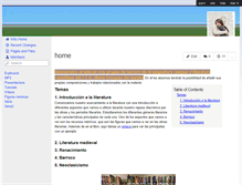 Tablet Screenshot of literariaenriquez.wikispaces.com