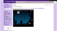 Desktop Screenshot of llenguacatalanaperamestres.wikispaces.com