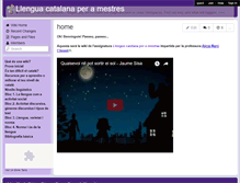 Tablet Screenshot of llenguacatalanaperamestres.wikispaces.com