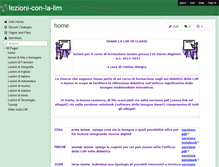 Tablet Screenshot of lezioni-con-la-lim.wikispaces.com
