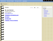 Tablet Screenshot of jclemmer.wikispaces.com