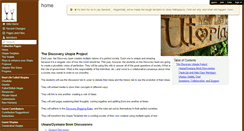 Desktop Screenshot of discoveryutopias.wikispaces.com