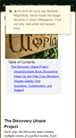 Mobile Screenshot of discoveryutopias.wikispaces.com
