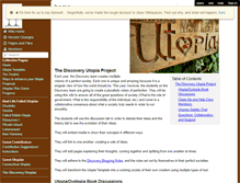 Tablet Screenshot of discoveryutopias.wikispaces.com