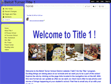 Tablet Screenshot of beloitturnertitle1.wikispaces.com