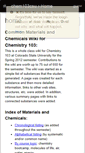 Mobile Screenshot of chem103csu.wikispaces.com