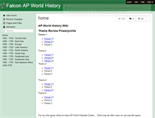 Tablet Screenshot of falconapworldhistory.wikispaces.com