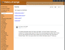 Tablet Screenshot of history-of-songs.wikispaces.com