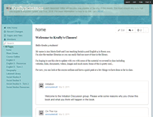 Tablet Screenshot of kraftysclasses.wikispaces.com