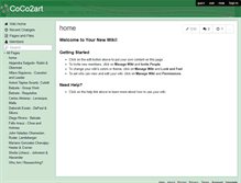 Tablet Screenshot of coco2art.wikispaces.com