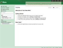 Tablet Screenshot of fibre.wikispaces.com