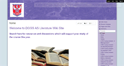 Desktop Screenshot of dggsasenglishliterature2010-11.wikispaces.com