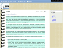 Tablet Screenshot of casvimusica.wikispaces.com