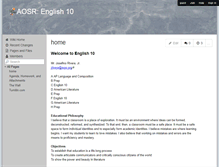 Tablet Screenshot of aosrenglish10.wikispaces.com