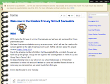 Tablet Screenshot of kimihiaenvirokids.wikispaces.com