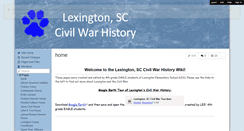 Desktop Screenshot of lexingtonsccivilwarhistory.wikispaces.com