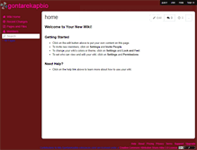 Tablet Screenshot of gontarekapbio.wikispaces.com