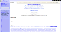Desktop Screenshot of cataloguers.wikispaces.com