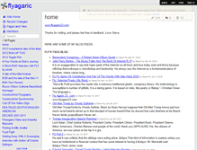 Tablet Screenshot of flyagaric.wikispaces.com