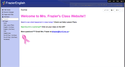 Desktop Screenshot of frazierenglish.wikispaces.com