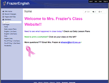 Tablet Screenshot of frazierenglish.wikispaces.com