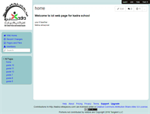 Tablet Screenshot of kadra.wikispaces.com