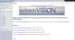 Desktop Screenshot of edtechvision.wikispaces.com