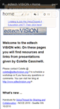 Mobile Screenshot of edtechvision.wikispaces.com