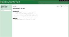 Desktop Screenshot of electricityinourlifeproject.wikispaces.com