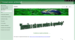 Desktop Screenshot of conservacion-ambiental.wikispaces.com