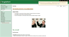 Desktop Screenshot of englishfor4.wikispaces.com