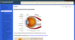 Desktop Screenshot of bwahbiotask3.wikispaces.com