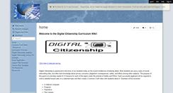 Desktop Screenshot of digitalcitizenshipcurriculum.wikispaces.com