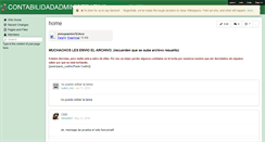 Desktop Screenshot of contabilidadadministrativa.wikispaces.com