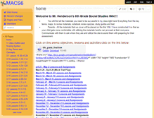 Tablet Screenshot of macs6.wikispaces.com