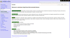 Desktop Screenshot of jhsenvsci.wikispaces.com