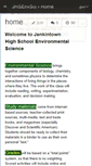 Mobile Screenshot of jhsenvsci.wikispaces.com