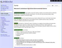 Tablet Screenshot of jhsenvsci.wikispaces.com