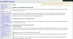 Desktop Screenshot of jisibhlphysics.wikispaces.com
