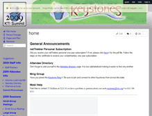 Tablet Screenshot of kti2009.wikispaces.com