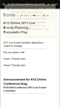 Mobile Screenshot of k12onlineconferencelans.wikispaces.com