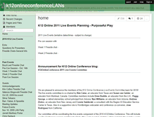 Tablet Screenshot of k12onlineconferencelans.wikispaces.com