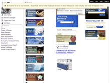 Tablet Screenshot of litcritpathfinder.wikispaces.com