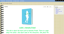 Desktop Screenshot of lush-book.wikispaces.com