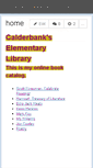 Mobile Screenshot of calderbankelementarylibrary.wikispaces.com