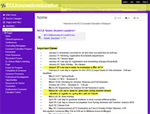 Tablet Screenshot of ecucounseloreducation.wikispaces.com