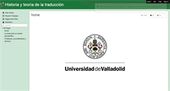 Desktop Screenshot of historia-teoria-traduccion.wikispaces.com