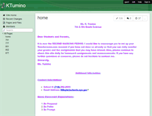 Tablet Screenshot of ktumino.wikispaces.com
