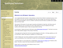 Tablet Screenshot of ipadappsclarkstown.wikispaces.com